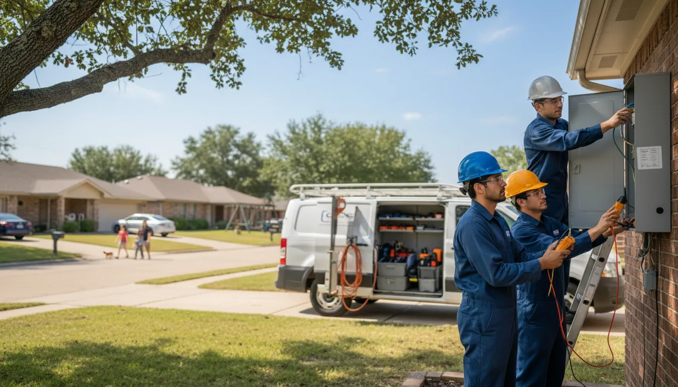 Certified electrician providing emergency electrical services in Underwood, IA